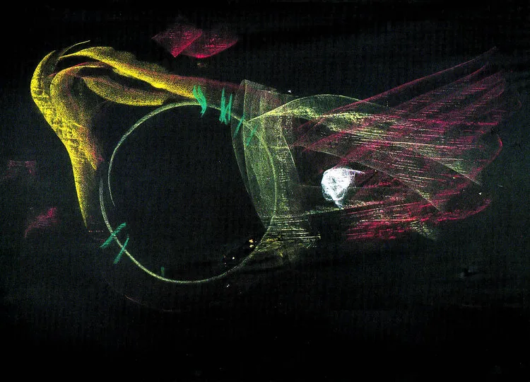 Dessin au tableau de Rudolf Steiner (Wandtafelbild)